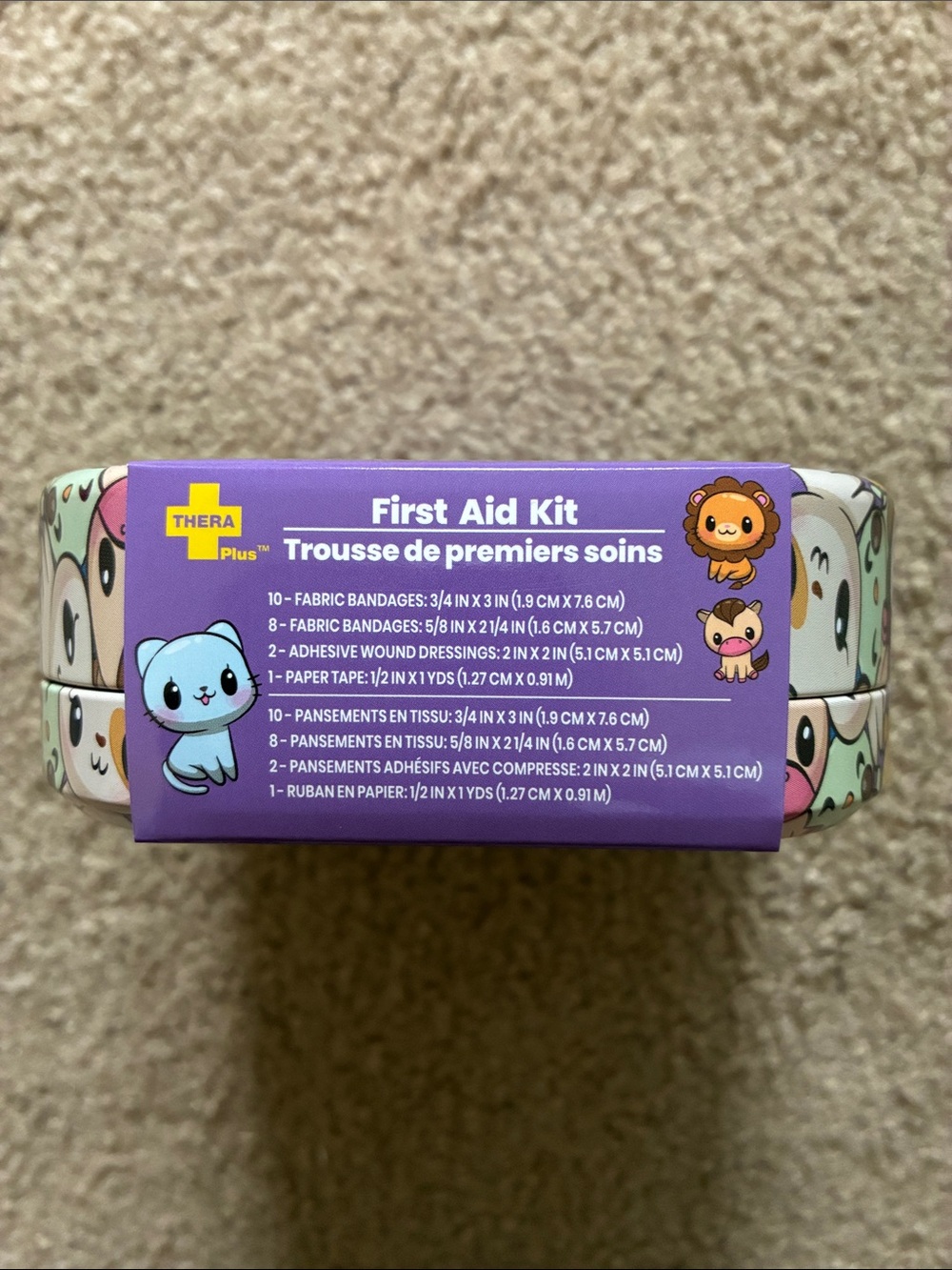 Cartoon Animal Characters Compact First Aid Kit - Picture 3 of 5